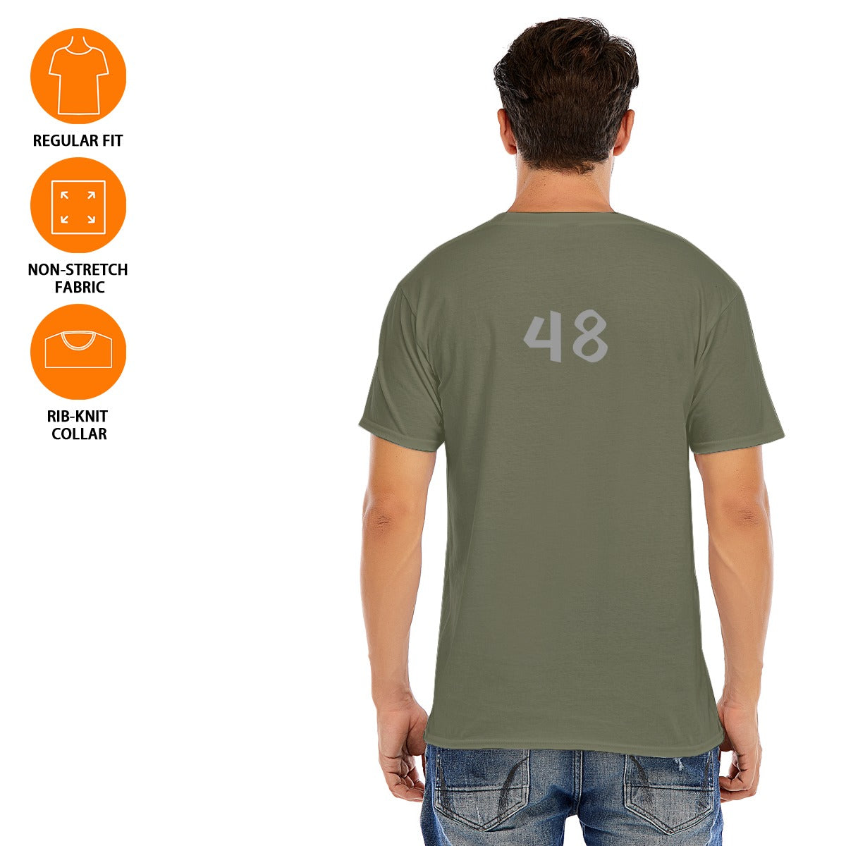 Unisex O-neck Short Sleeve T-shirt | 180GSM Cotton (DTF)