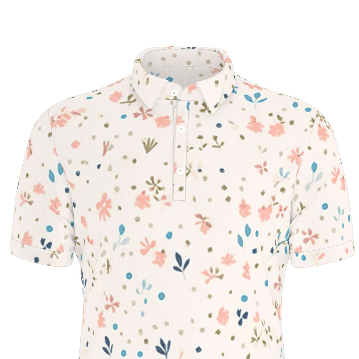 Wildflower Fun Stretch Polo Shirt