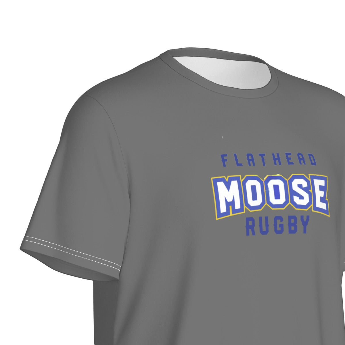 Flathead Moose Men's O-Neck Sports T-Shirt