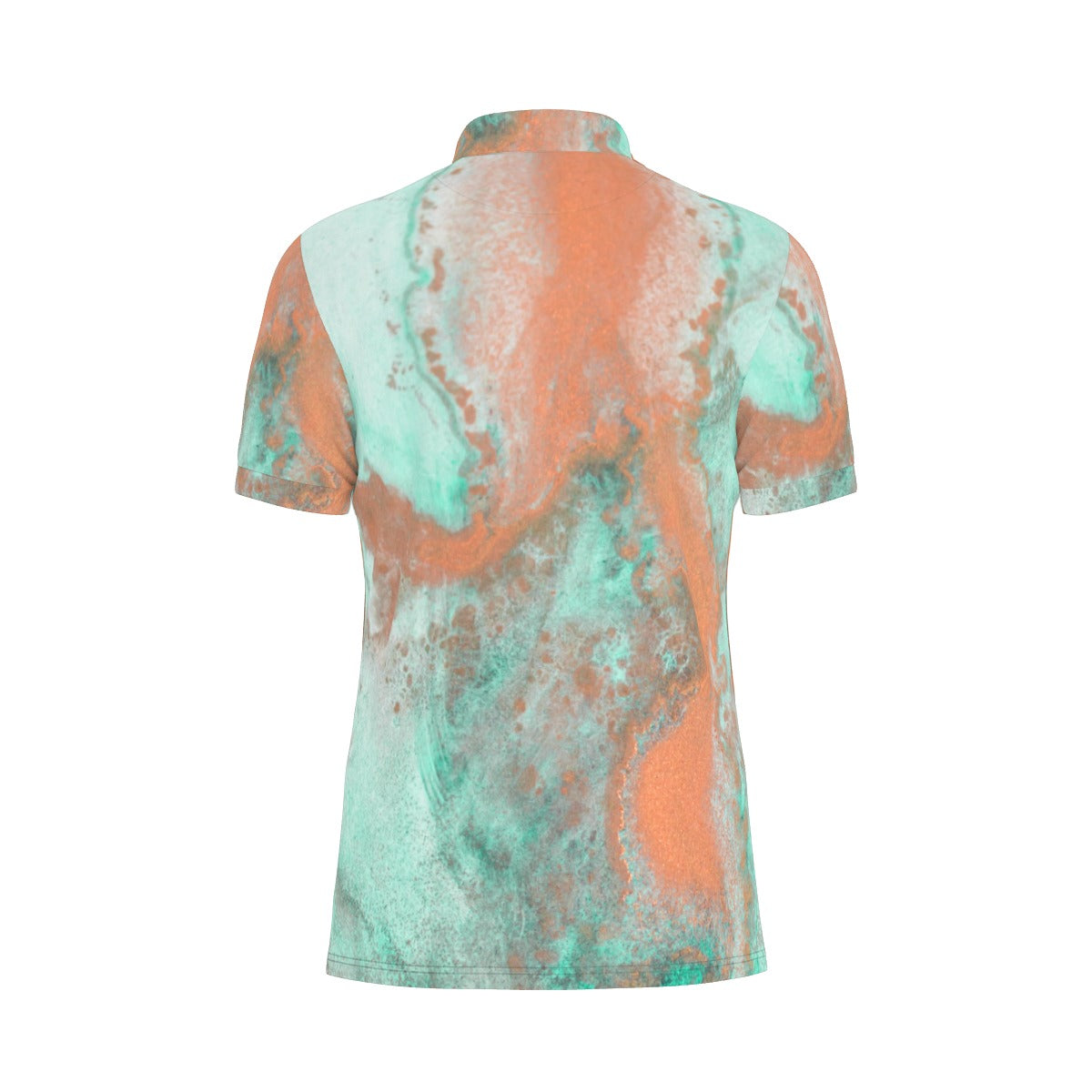 Oceanic Blaze Stretch Polo Shirt