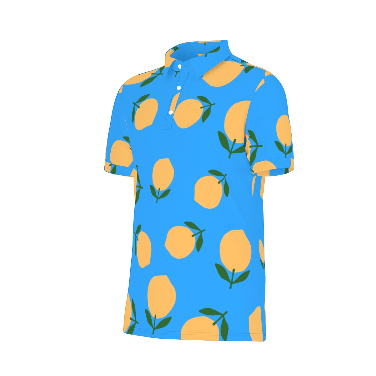 Lemon Sky Stretch Polo Shirt