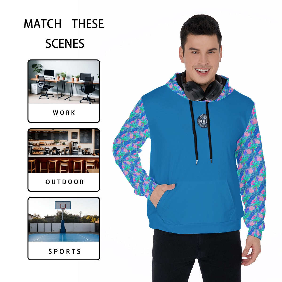 Men's Pullover Hoodie -Click to view more designs