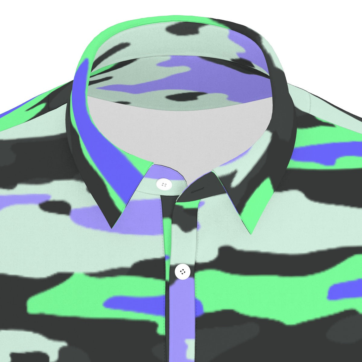 90's Camo Stretch Polo Shirt