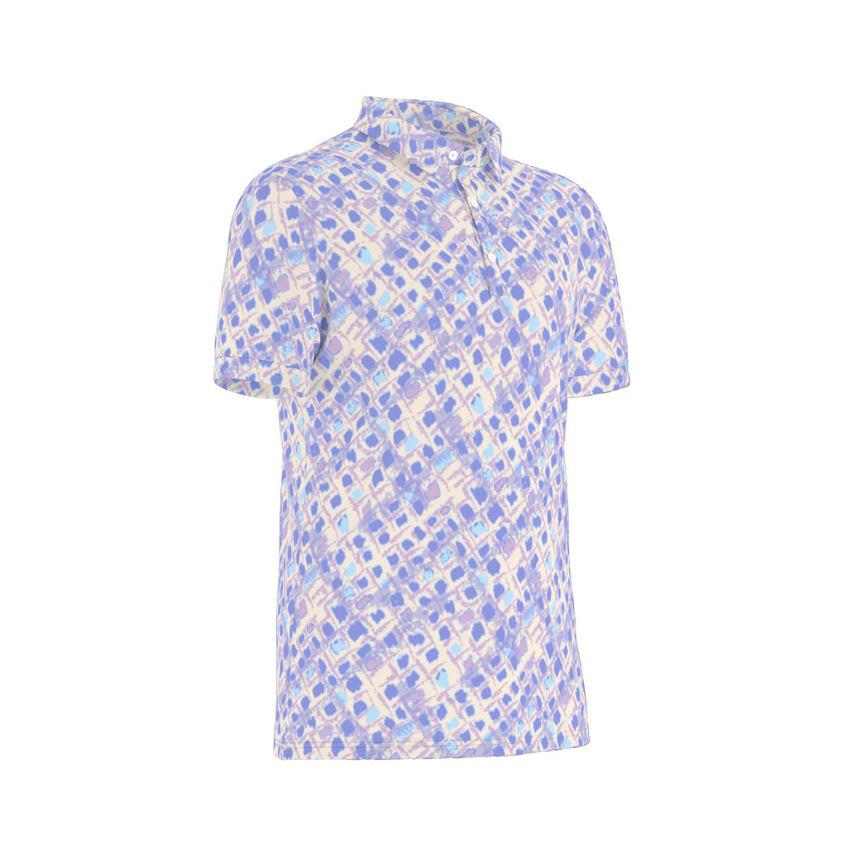 Cubist Charm Stretch Polo Shirt