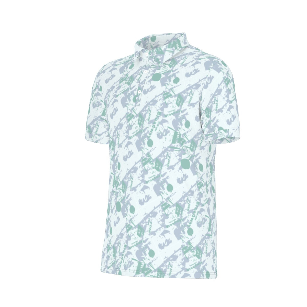 Desert Bloom Stretch Polo Shirt