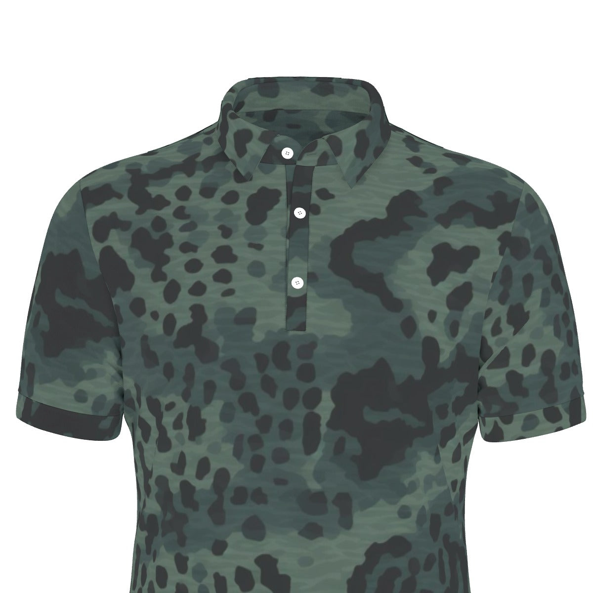 Urban Camouflage Stretch Polo Shirt