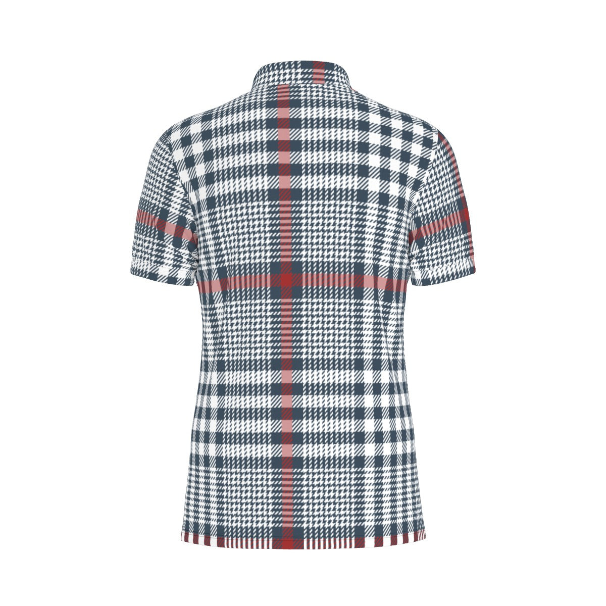 Uptown Plaid Stretch Polo Shirt