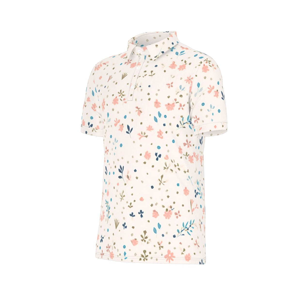 Wildflower Fun Stretch Polo Shirt