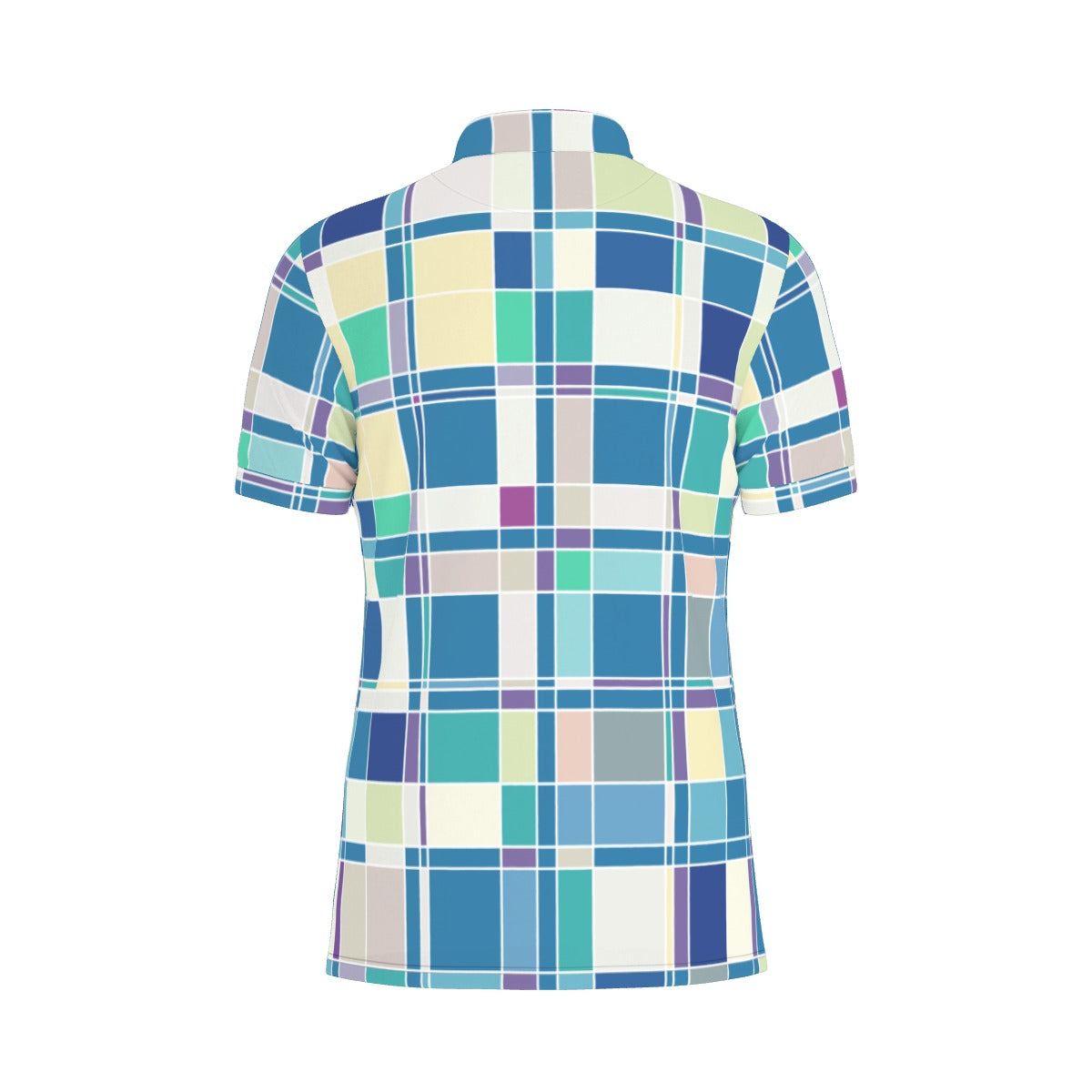 Checkered Delight Stretch Polo Shirt