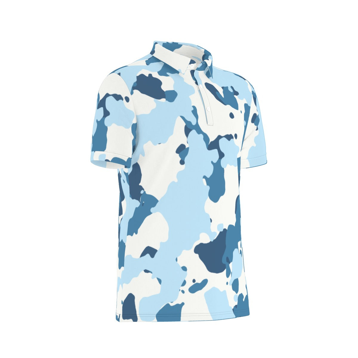 Marine Mirage Stretch Polo Shirt