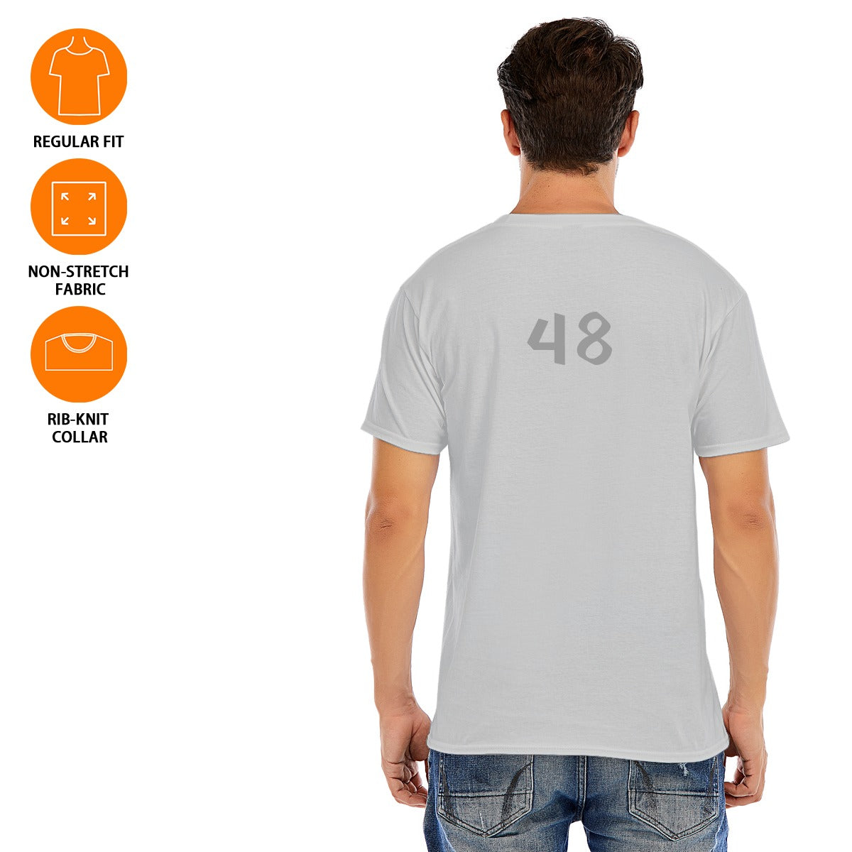 Unisex O-neck Short Sleeve T-shirt - Gabe's 48th