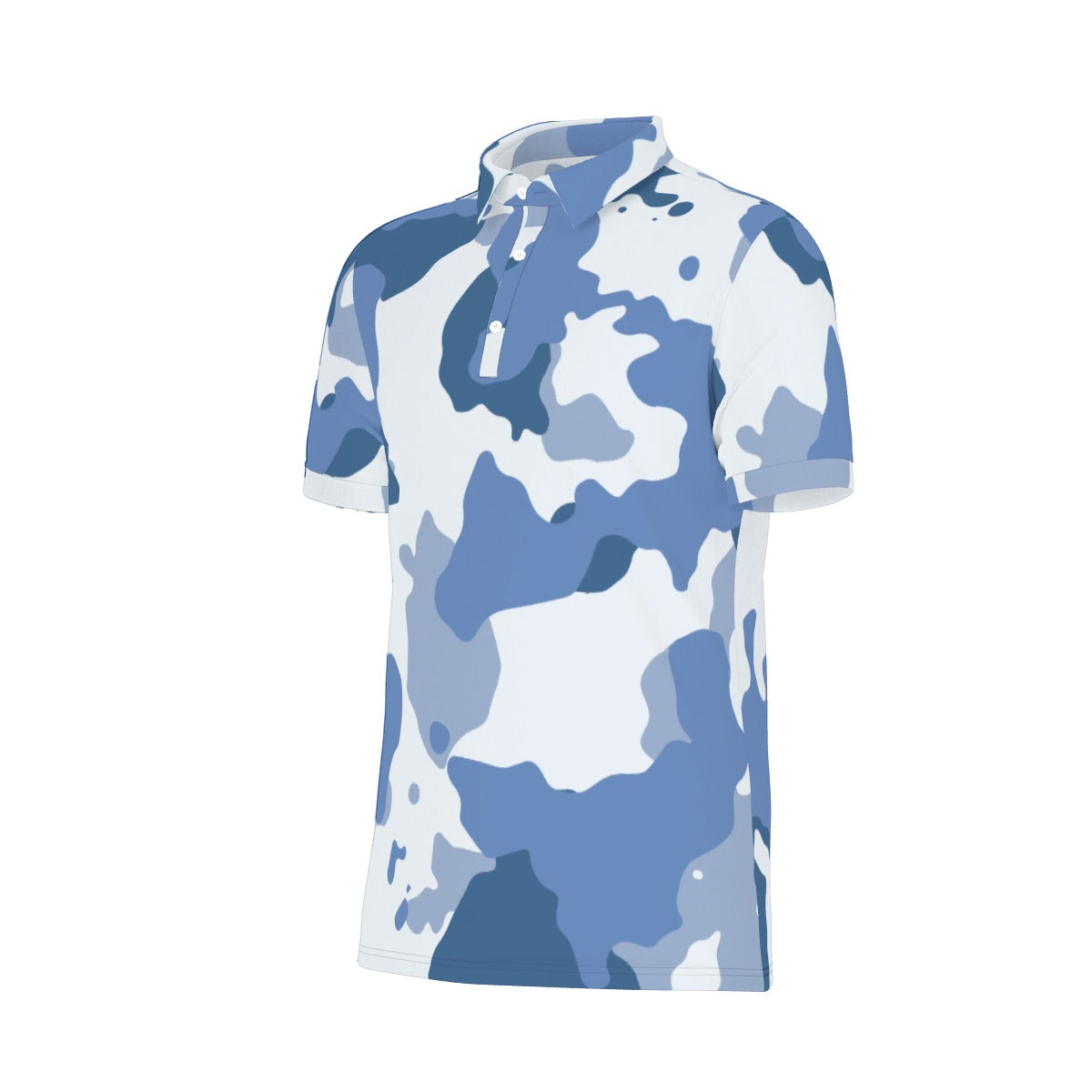 Marine Stealth Camo Stretch Polo Shirt