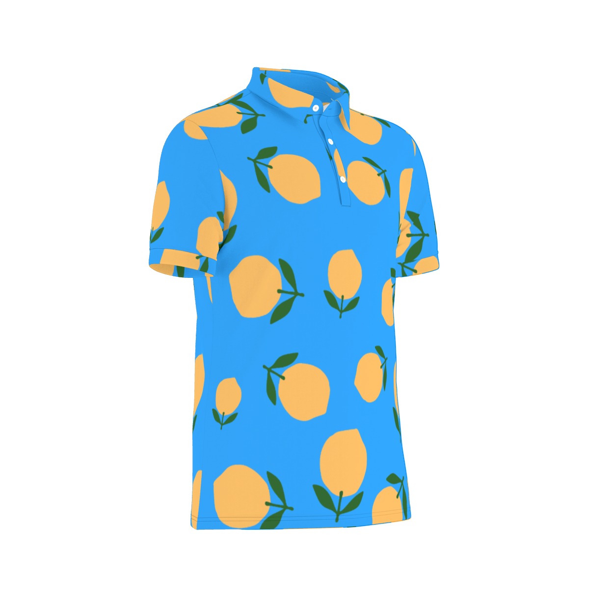 Lemon Sky Stretch Polo Shirt