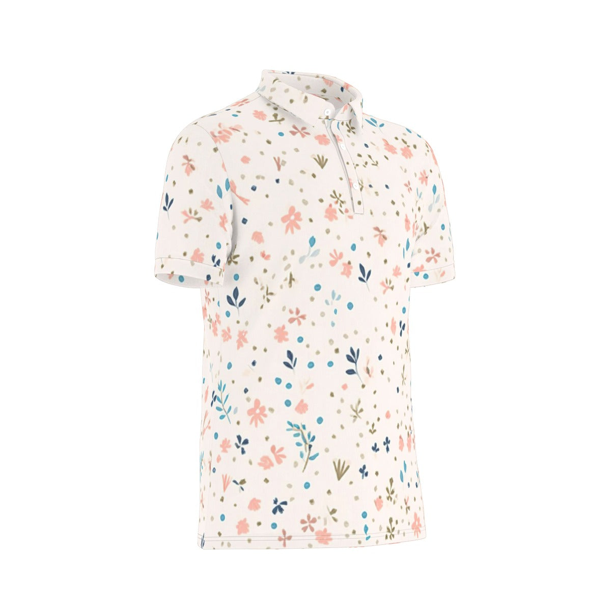 Wildflower Fun Stretch Polo Shirt