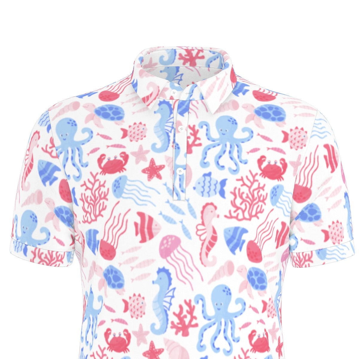 Funder the Sea Stretch Polo Shirt