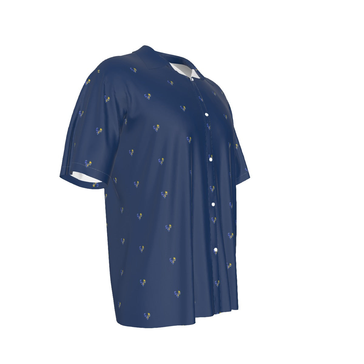 Formal Small Moose Logo Short Sleeve Button Up