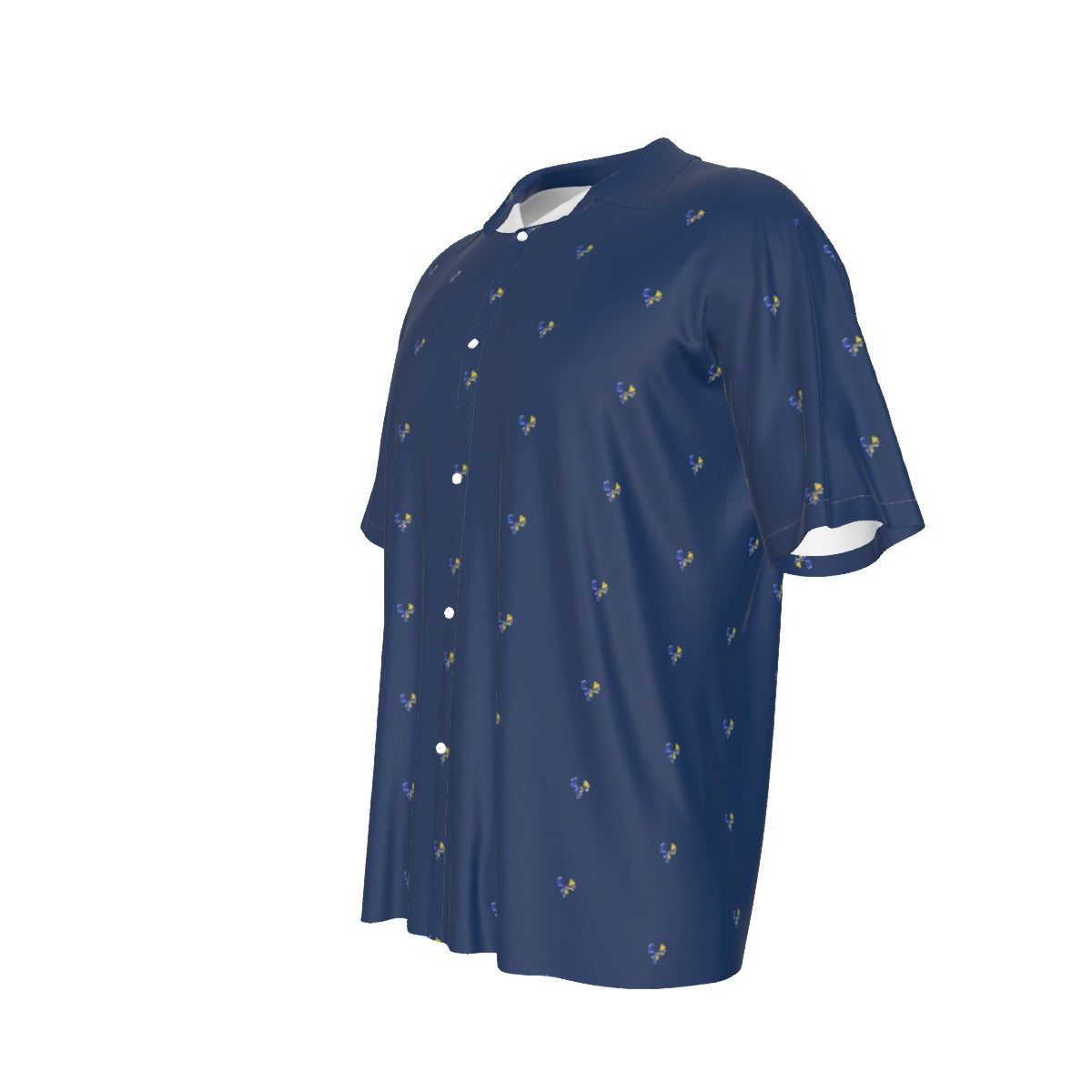 Formal Small Moose Logo Short Sleeve Button Up