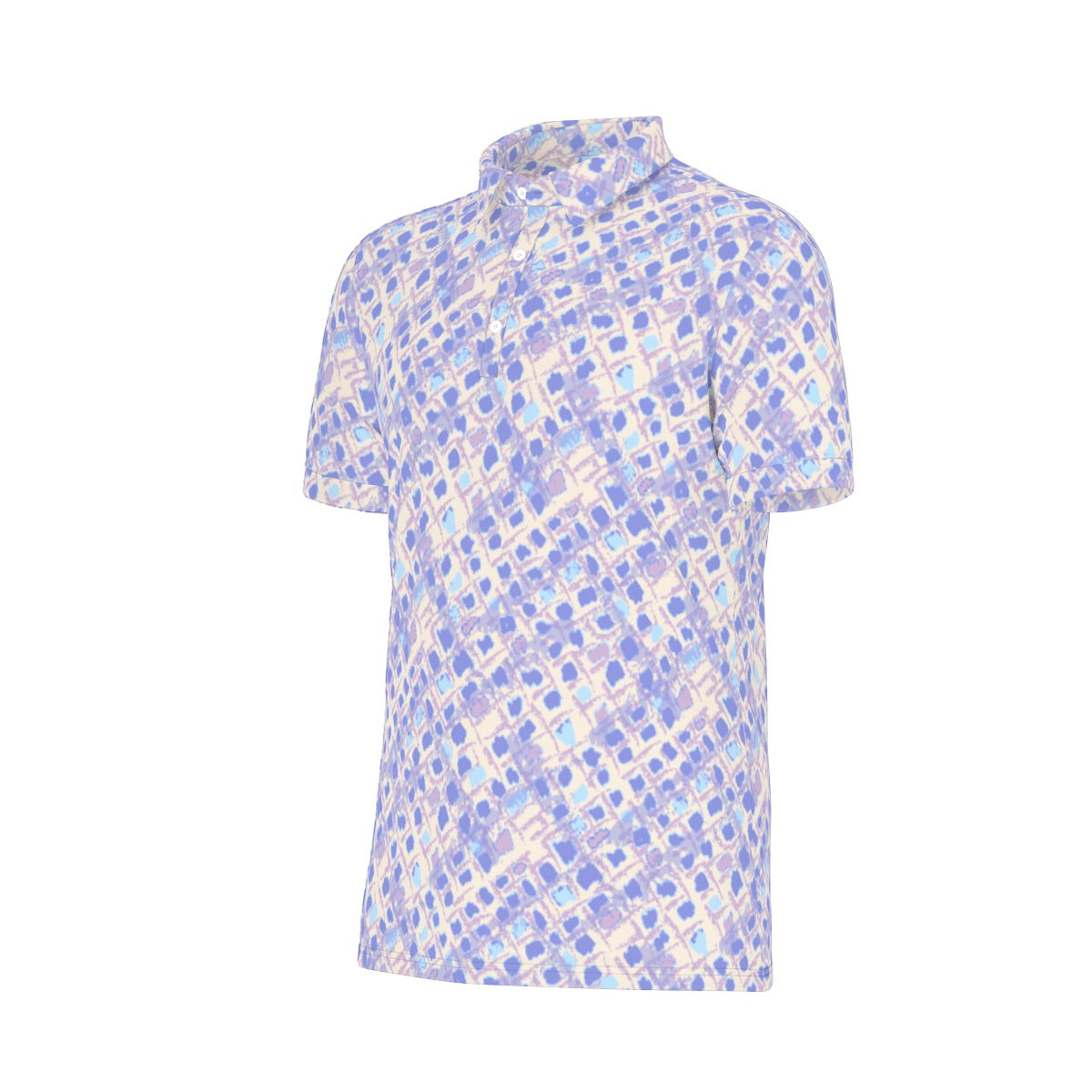 Cubist Charm Stretch Polo Shirt