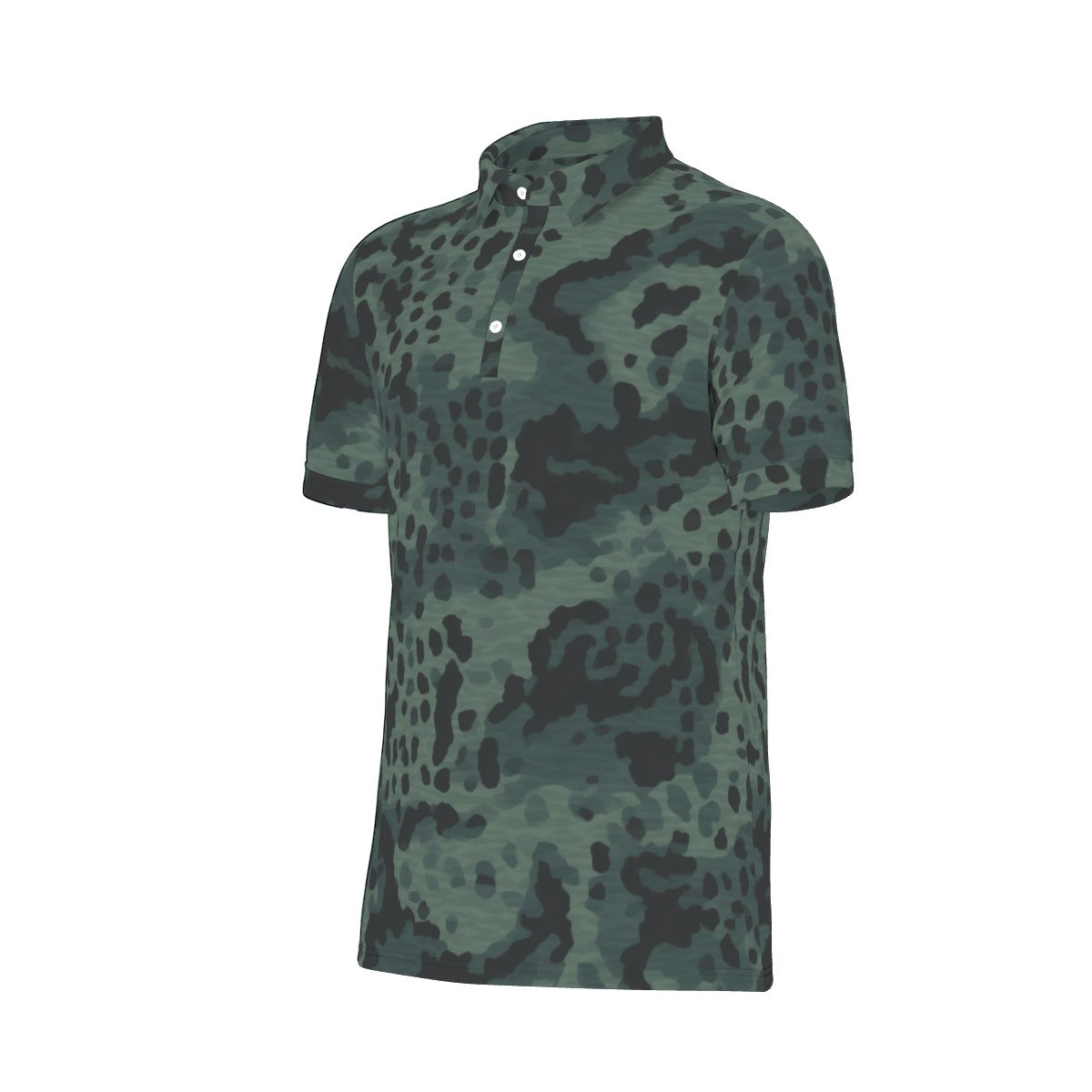 Urban Camouflage Stretch Polo Shirt
