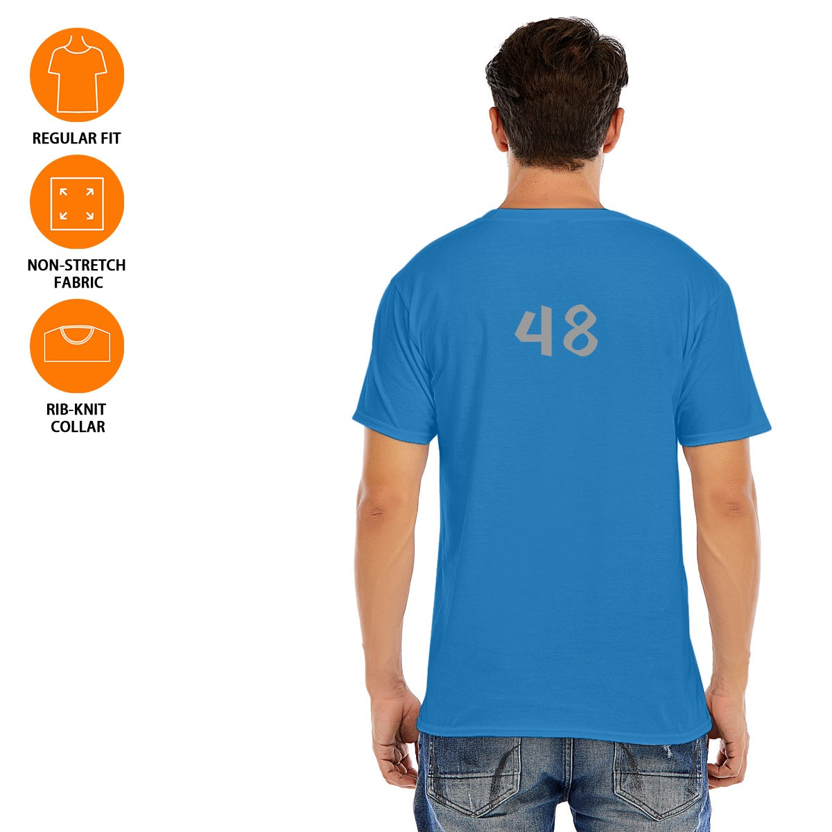 Unisex O-neck Short Sleeve T-shirt - Gabe's 48th