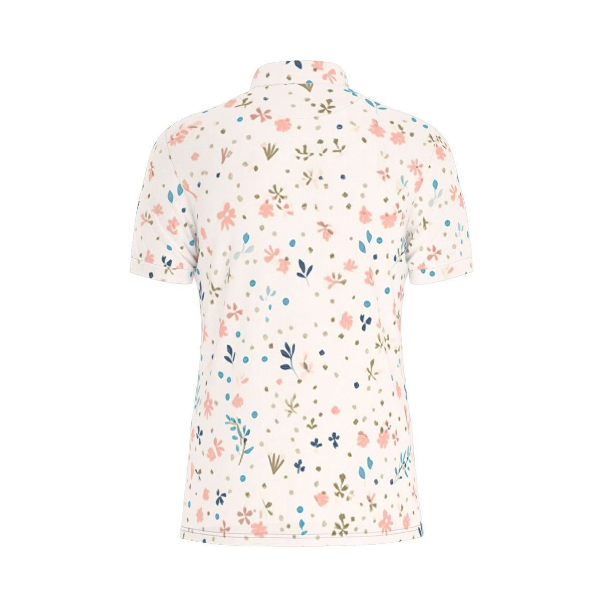 Wildflower Fun Stretch Polo Shirt