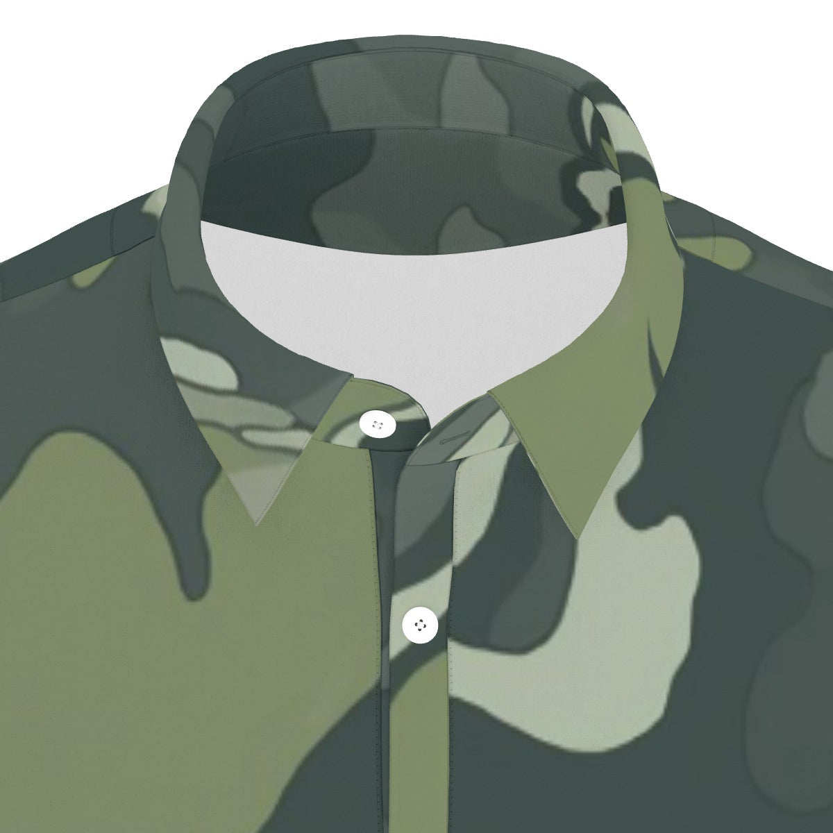 Forest Stealth Camouflage Stretch Polo Shirt