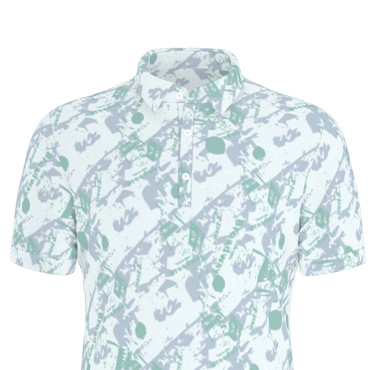 Desert Bloom Stretch Polo Shirt
