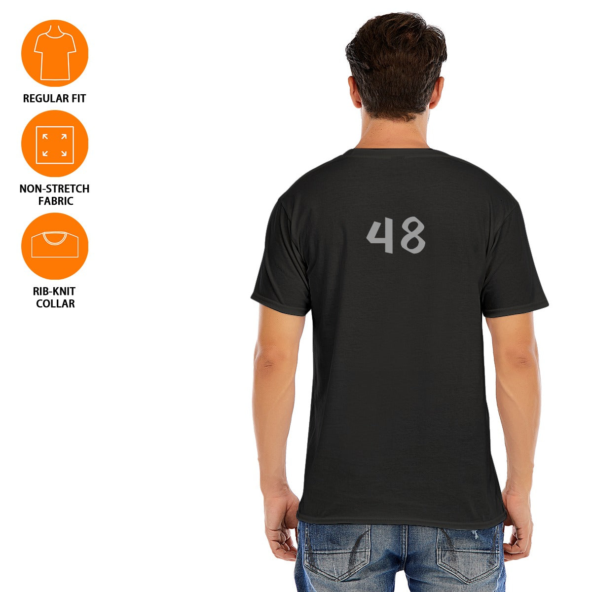 Unisex O-neck Short Sleeve T-shirt - Gabe's 48th