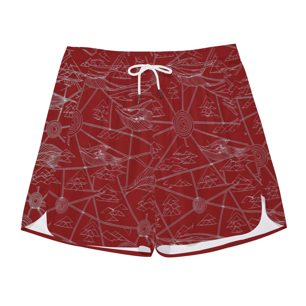 Men's Side Split Running Sport Shorts