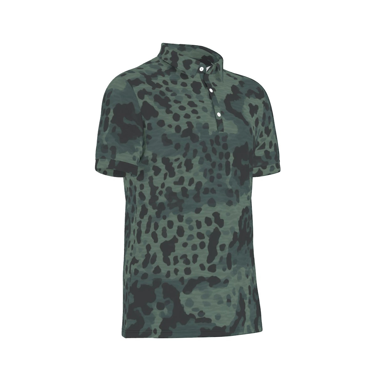 Urban Camouflage Stretch Polo Shirt