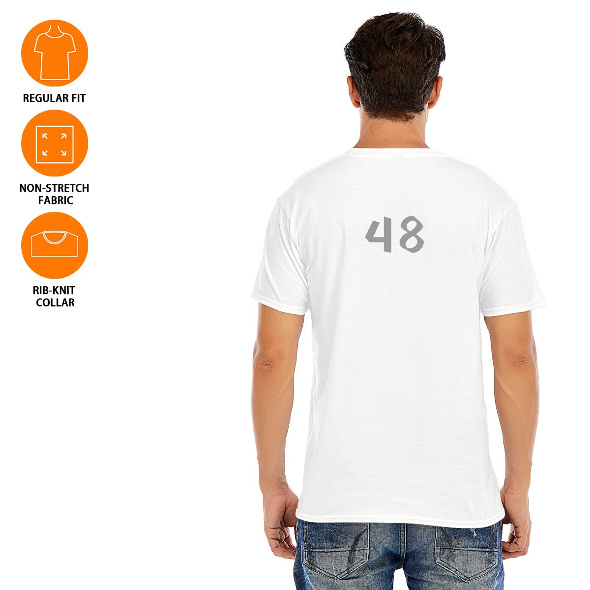 Unisex O-neck Short Sleeve T-shirt - Gabe's 48th