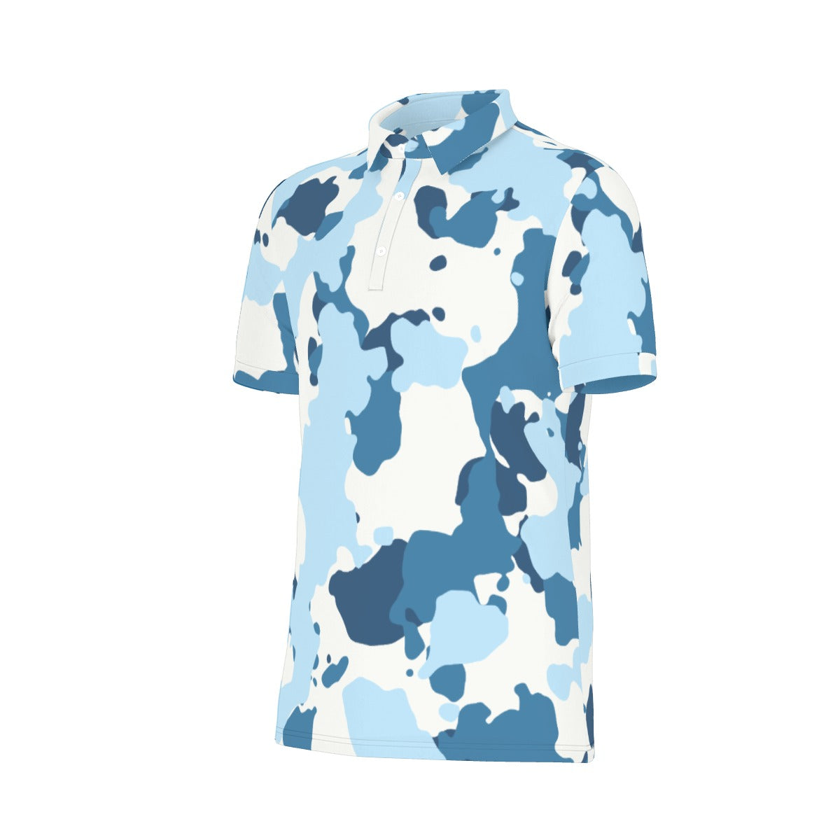 Marine Mirage Stretch Polo Shirt