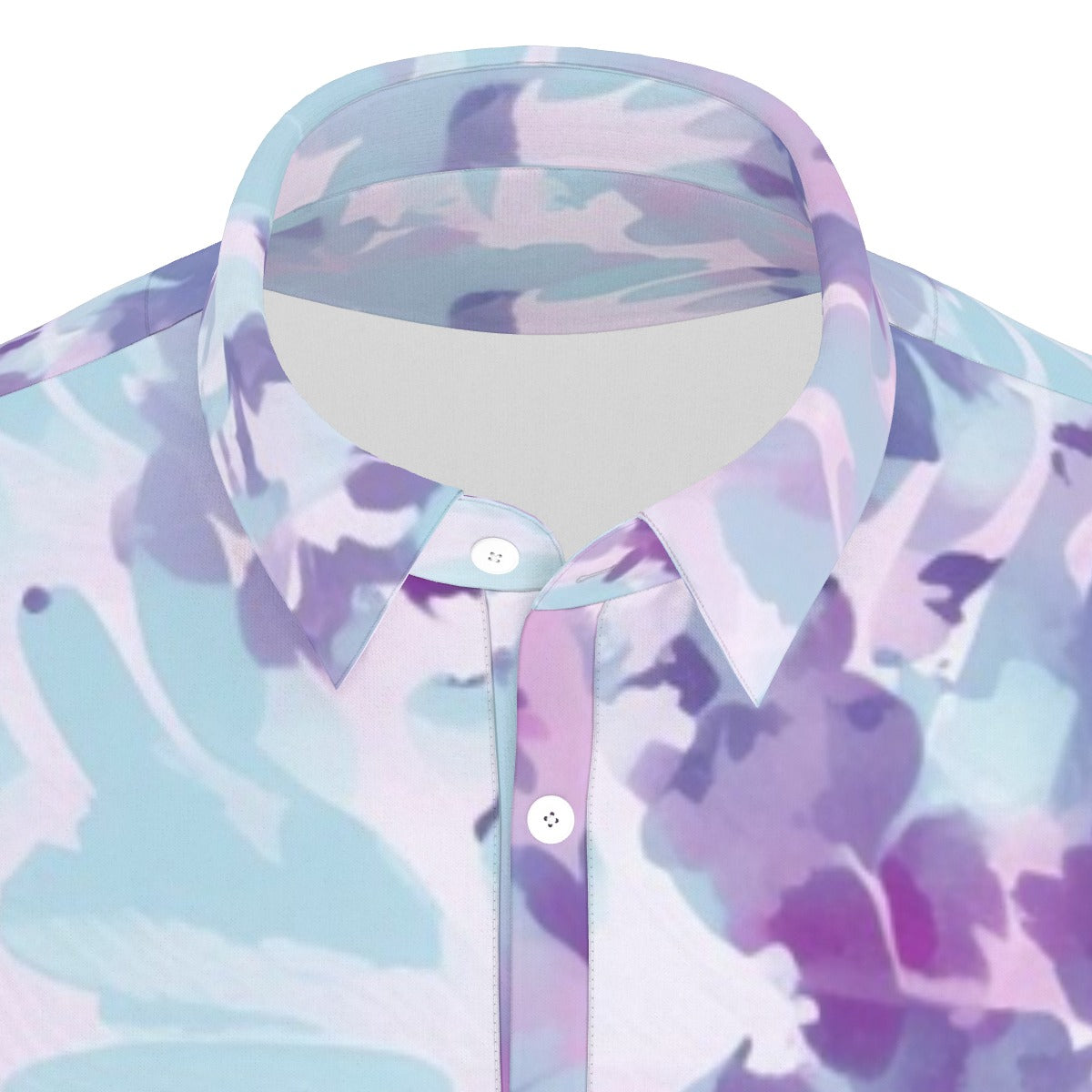 Painterly Petals Stretch Polo Shirt