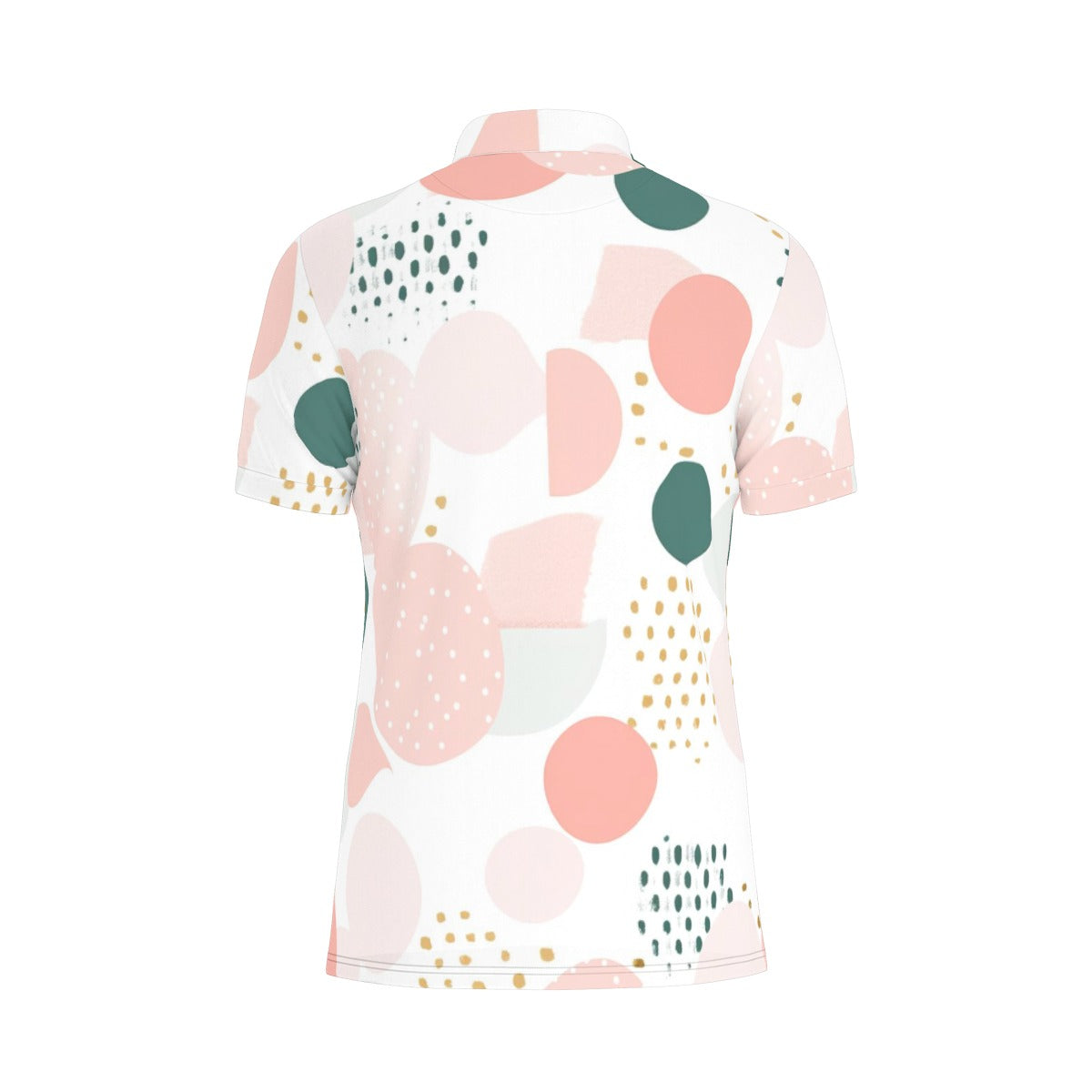 Artistic Dots Stretch Polo Shirt