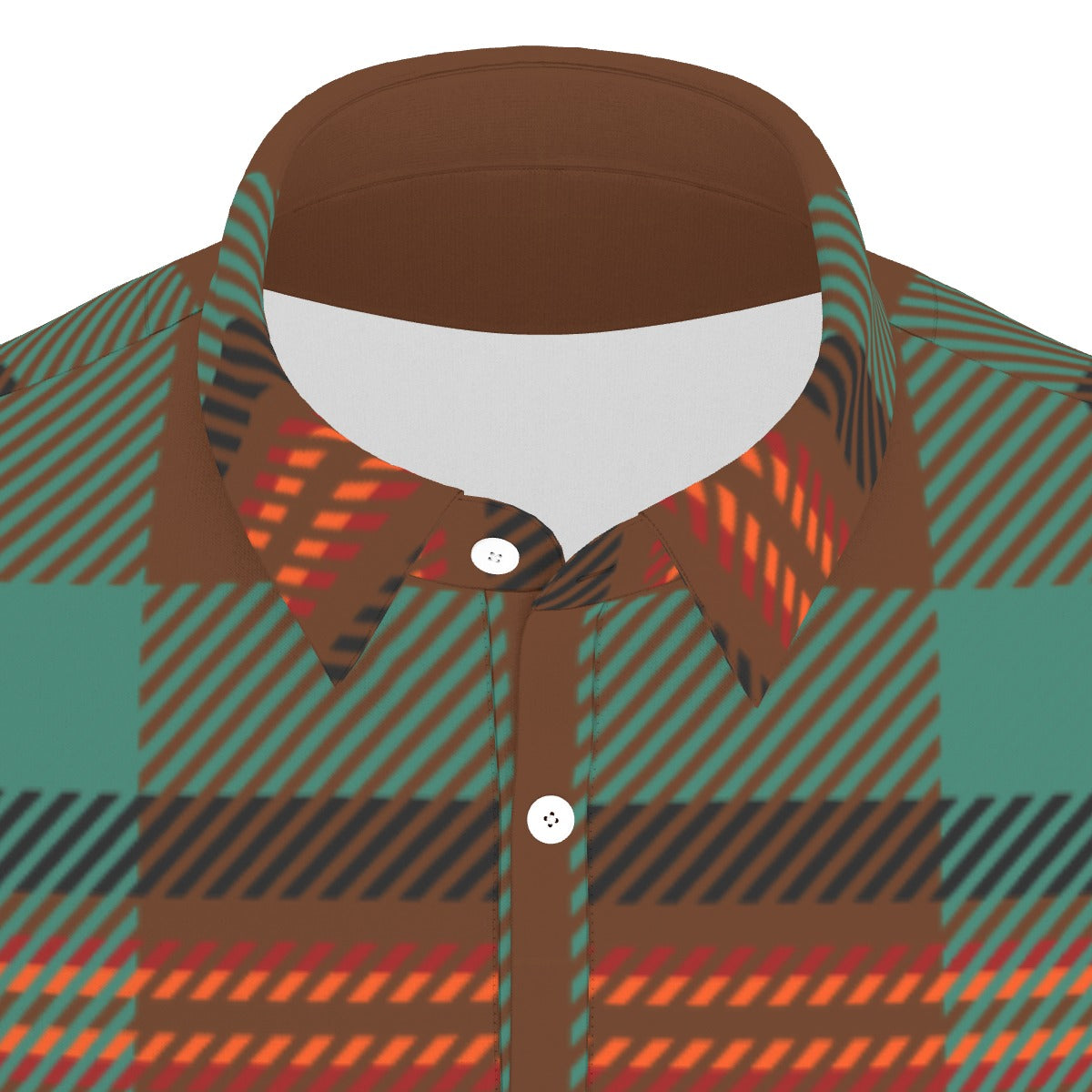 Glen Plaid Stretch Polo Shirt