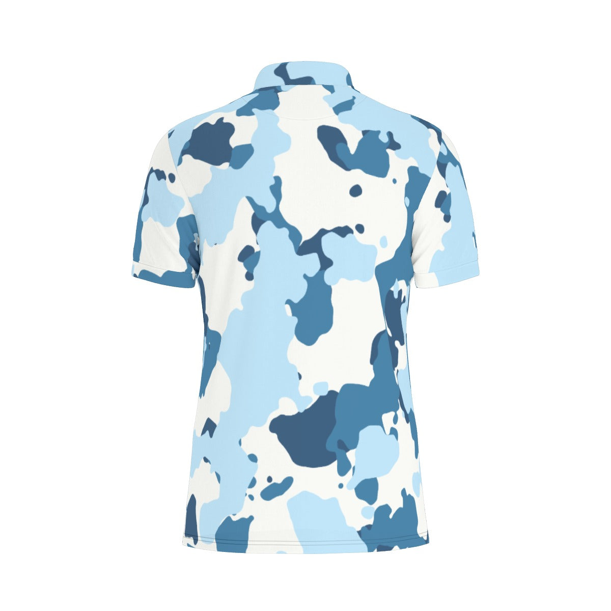 Marine Mirage Stretch Polo Shirt