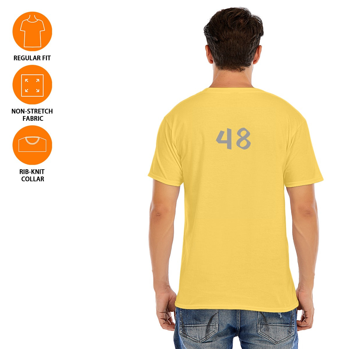 Unisex O-neck Short Sleeve T-shirt - Gabe's 48th