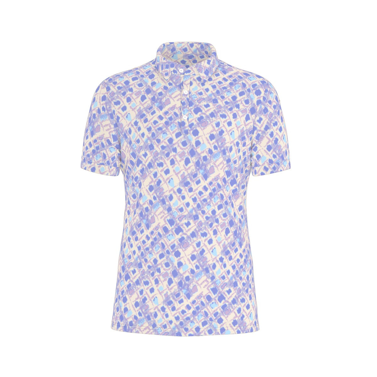 Cubist Charm Stretch Polo Shirt