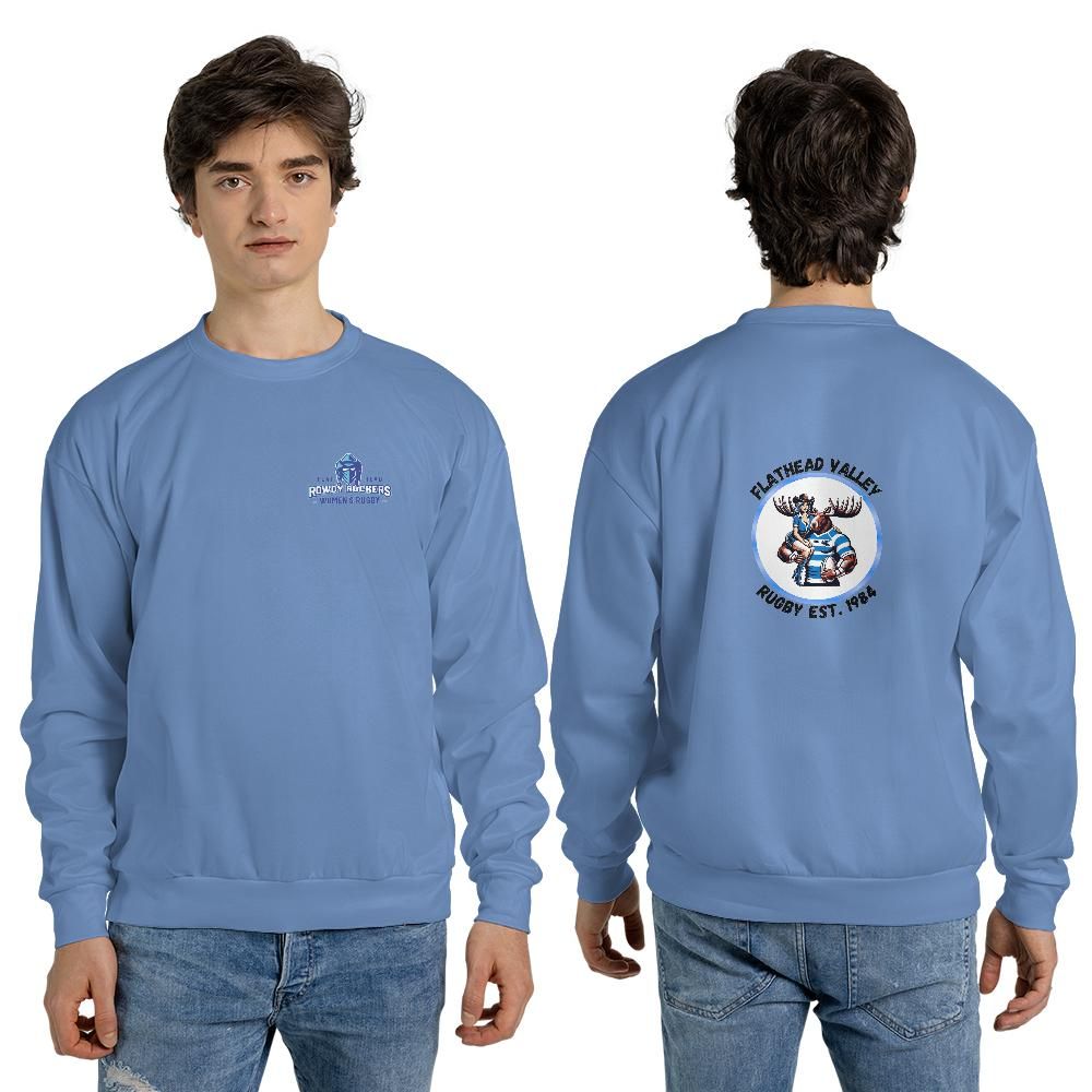 Rowdy Ruckers Classic Unisex Crew-neck Sweatshirt Comfort Colors 1566 (Made in US)