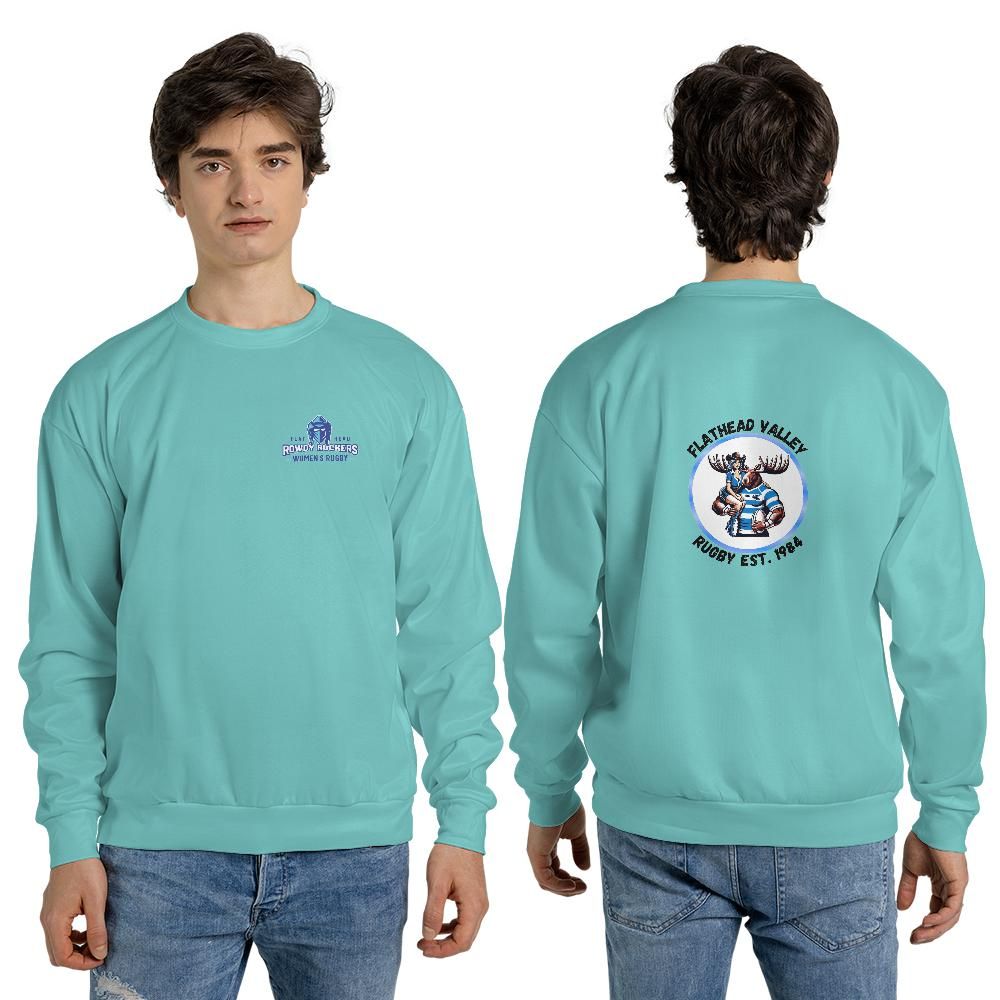 Rowdy Ruckers Classic Unisex Crew-neck Sweatshirt Comfort Colors 1566 (Made in US)