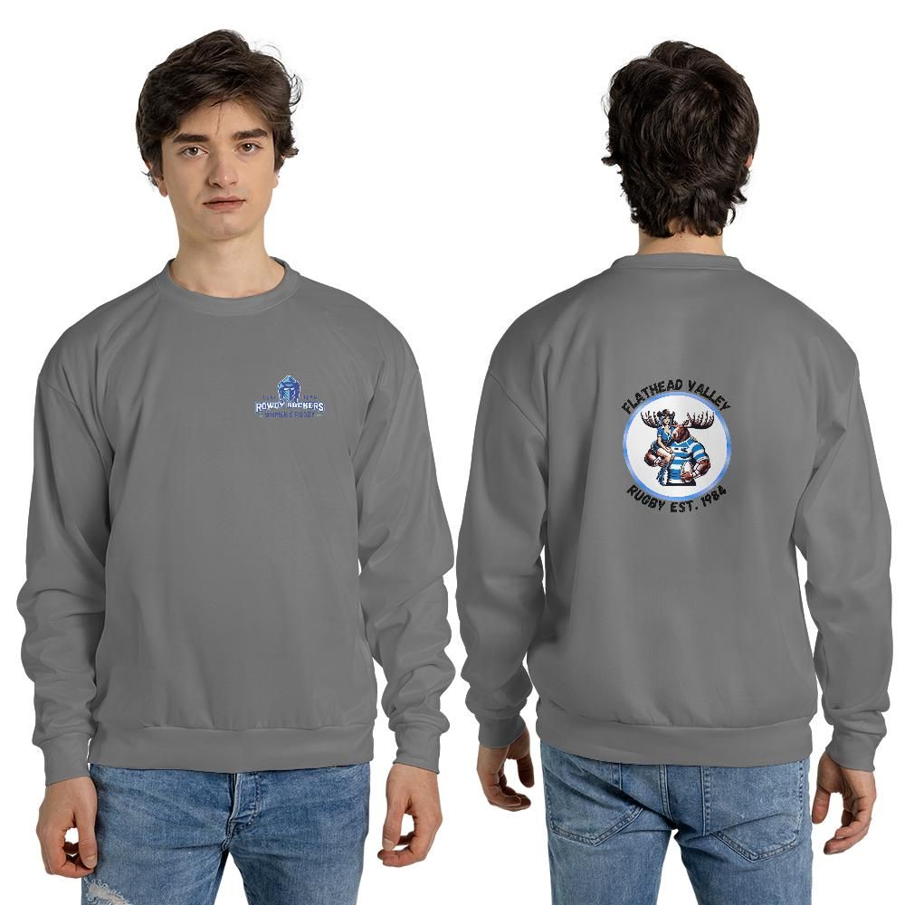Rowdy Ruckers Classic Unisex Crew-neck Sweatshirt Comfort Colors 1566 (Made in US)