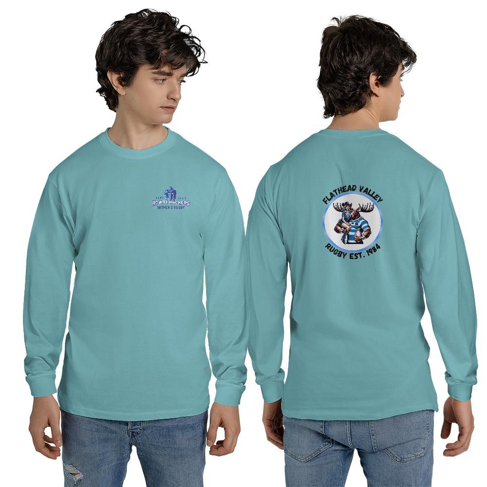 Rowdy Ruckers Long Sleeve T-shirt Comfort Colors 6014 (Made in US)