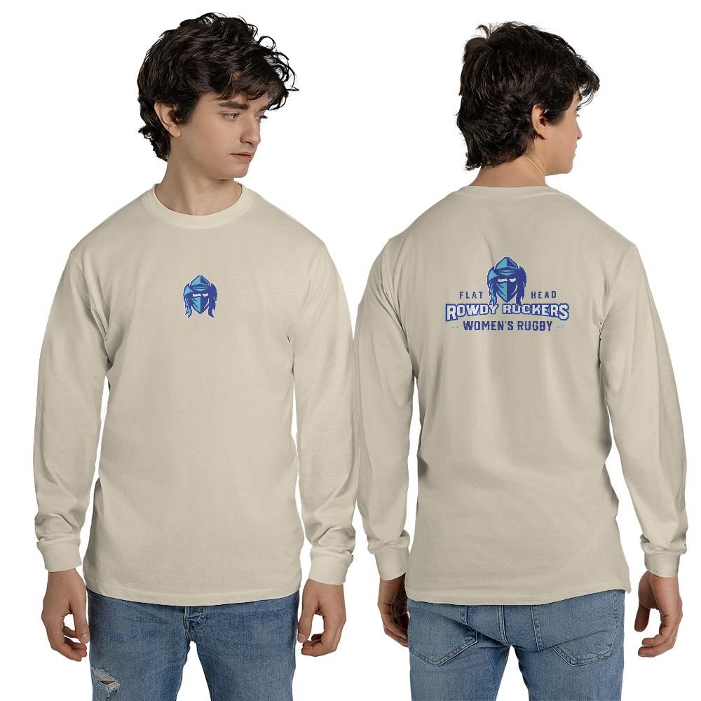 Rowdy Ruckers Long Sleeve T-shirt Comfort Colors 6014 (Made in US)