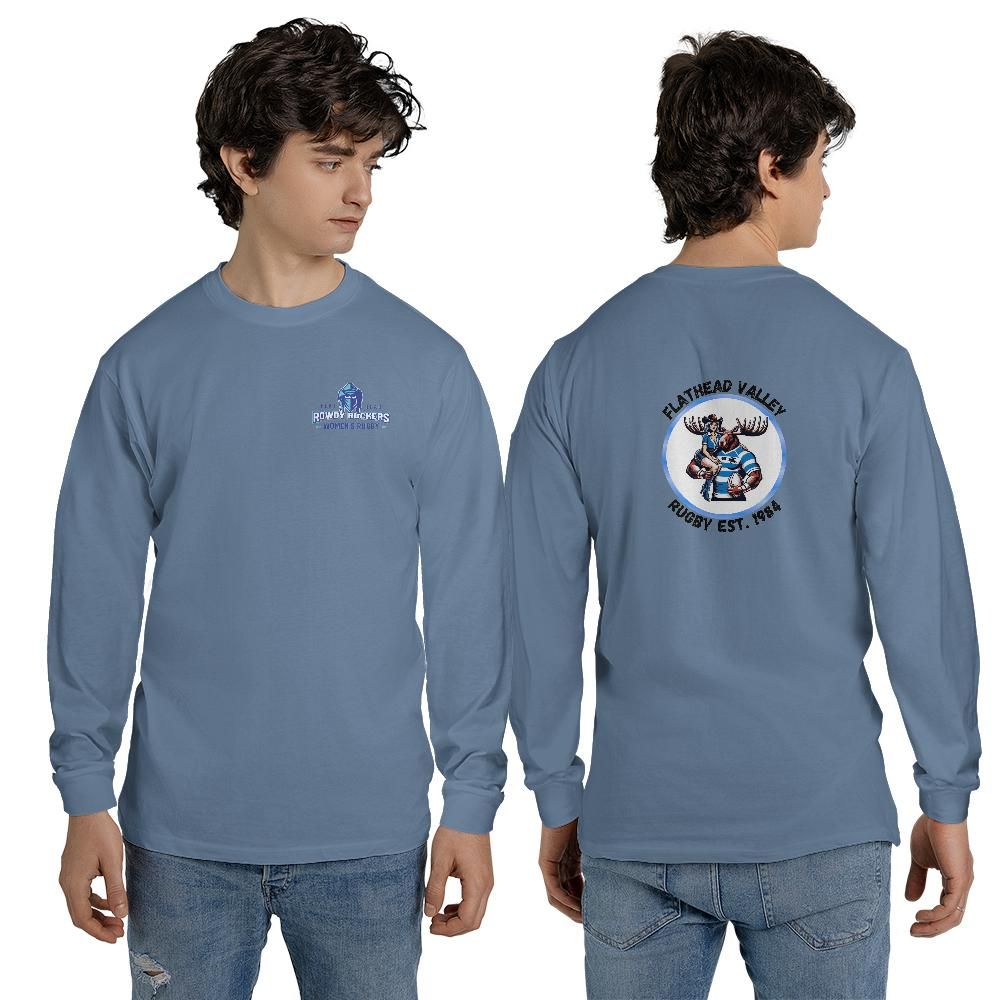 Rowdy Ruckers Long Sleeve T-shirt Comfort Colors 6014 (Made in US)