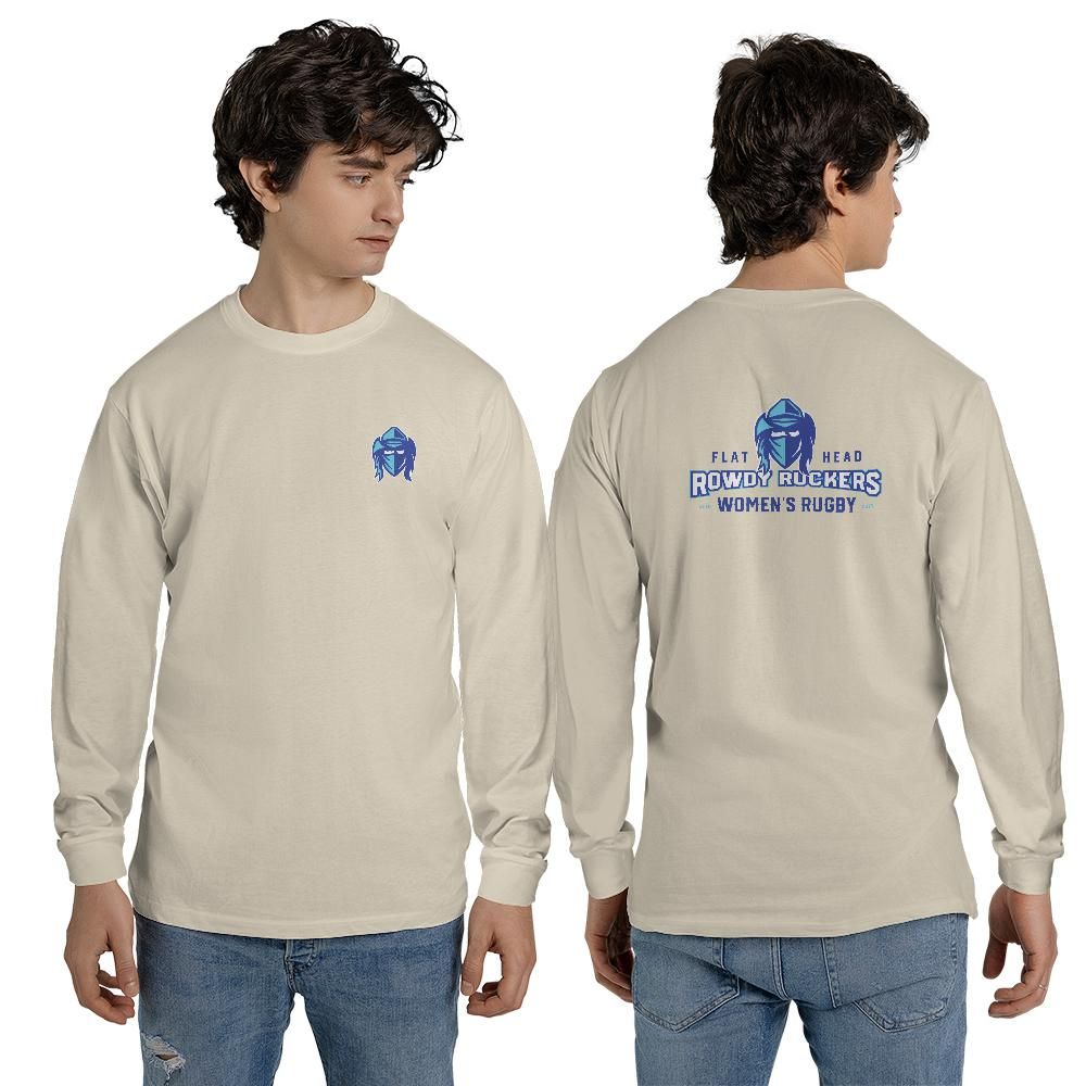 Rowdy Ruckers Long Sleeve T-shirt Comfort Colors 6014 (Made in US)