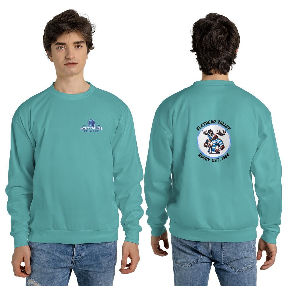 Rowdy Ruckers Classic Unisex Crew-neck Sweatshirt Comfort Colors 1566 (Made in US)
