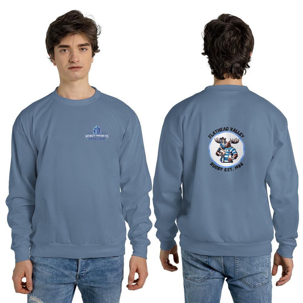Rowdy Ruckers Classic Unisex Crew-neck Sweatshirt Comfort Colors 1566 (Made in US)