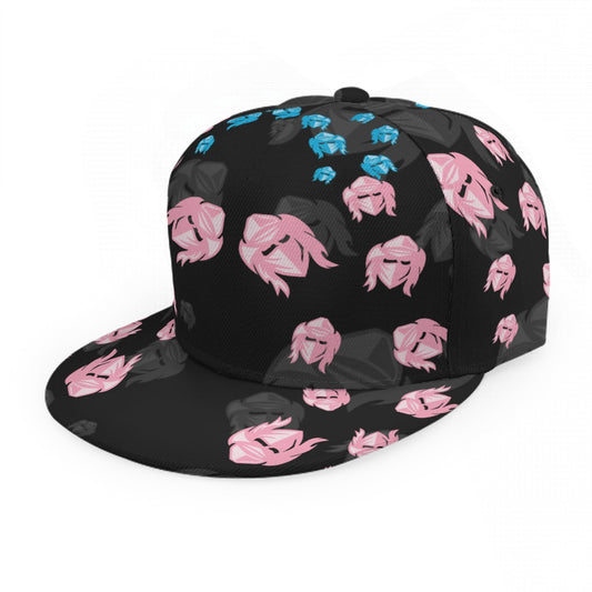 Rowdy Ruckers Flat Brim Baseball Cap - Stylish Rugby Headwear