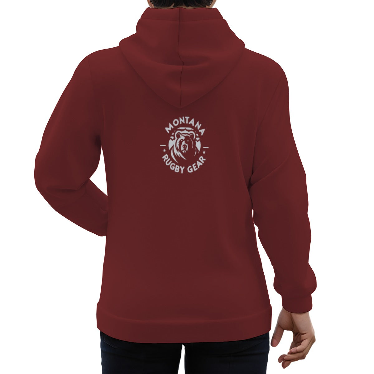Flathead Moose Rugby Eco-friendly Unisex Pullover Hoodie