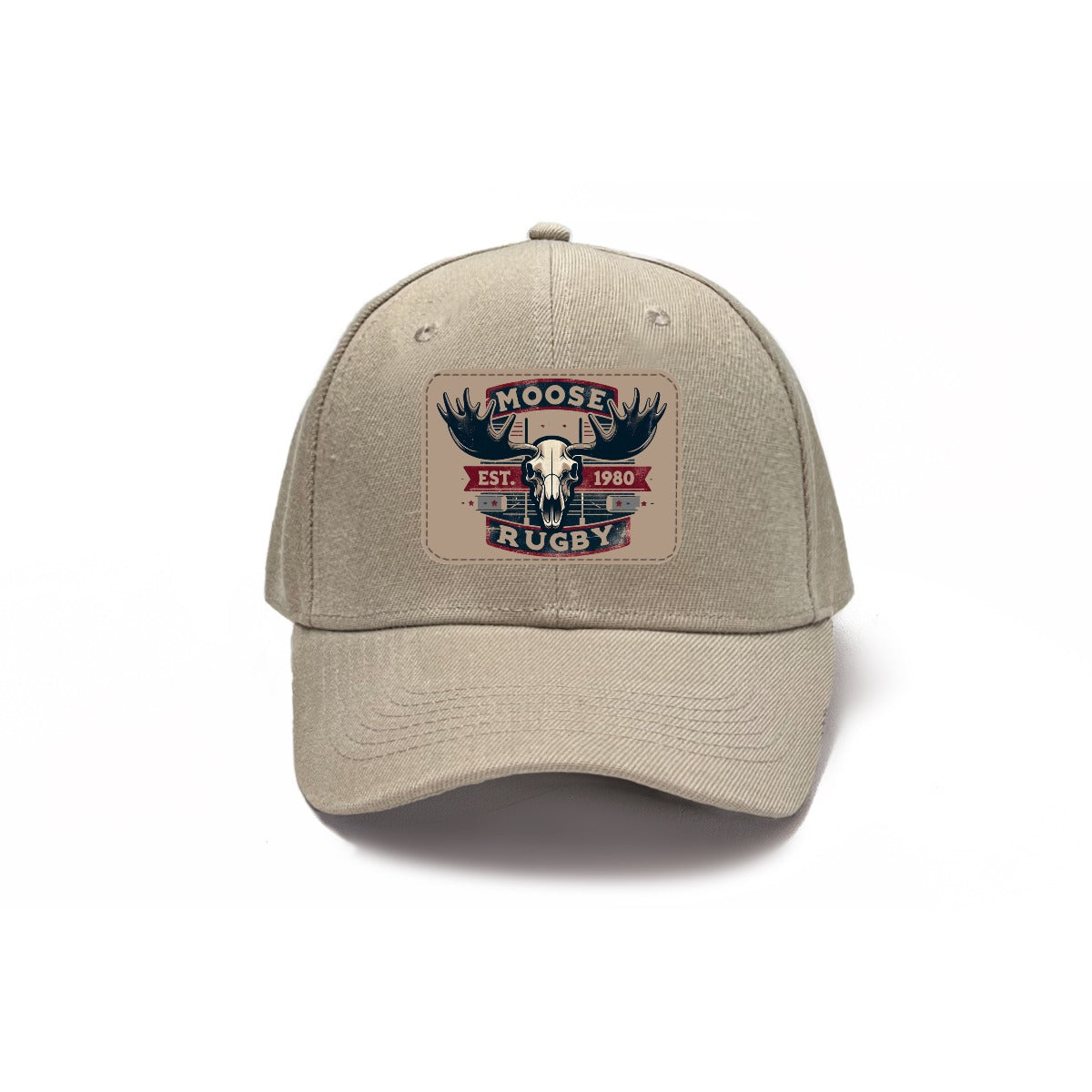 Vintage Moose Rugby Baseball Cap - Stylish Rugby Headwear